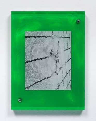 Elad Lassry, Untitled (Swimmers, Green), 2015, MASSIMODECARLO