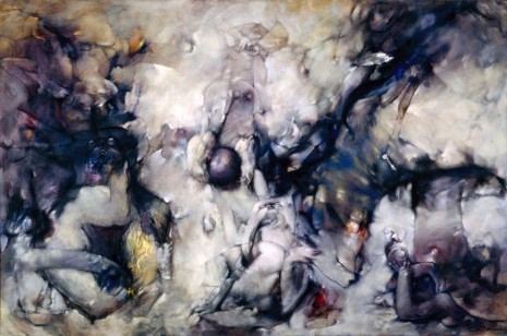 Dorothea Tanning, Chiens de Cythère (Dogs of Cynthera), 1963, Marianne Boesky Gallery
