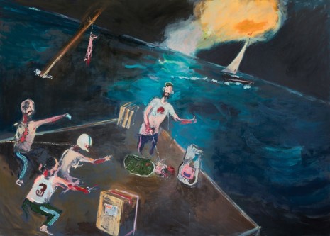 Aaron van Erp, Victorie, een booreilandschilderij, 2014, Tim Van Laere Gallery