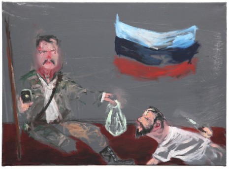 Aaron van Erp, De laffe aanslag op Igor Strelkov, 2014, Tim Van Laere Gallery