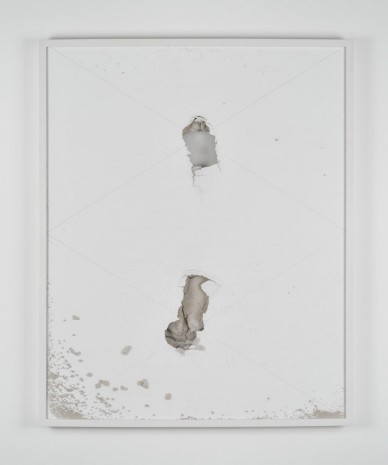 Adam Marnie, Locus Rubric (black and white) II, 2011, Almine Rech