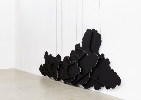 Latifa Echakhch, Untitled (black clouds), 2015, kaufmann repetto