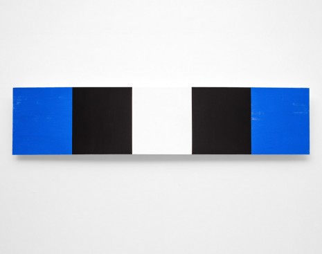 Mary Corse, Untitled (Blue, Black, White), 2010, Lehmann Maupin
