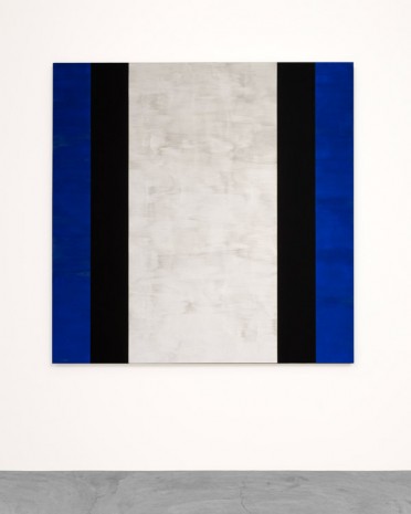 Mary Corse, Untitled (Blue, Black, White), 2015, Lehmann Maupin