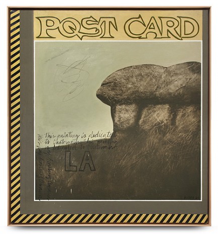 Llyn Foulkes, POST CARD, 1964, Andrea Rosen Gallery