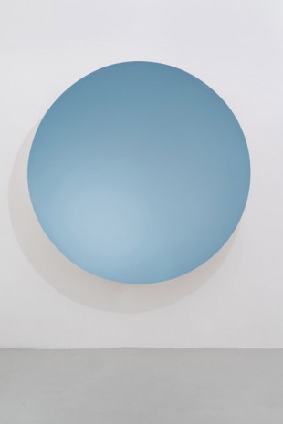 Anish Kapoor, Monochrome (Silver / Oriental Blue), 2015, Galleria Continua