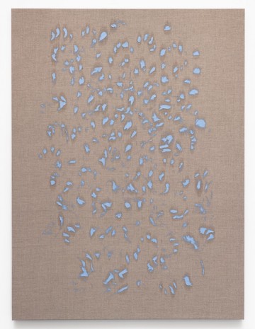 Donna Huanca, Finger painting (Lapiz azul), 2015, Valentin
