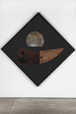 Lothar Hempel, Plakat (Mondkrank), 2011, Anton Kern Gallery