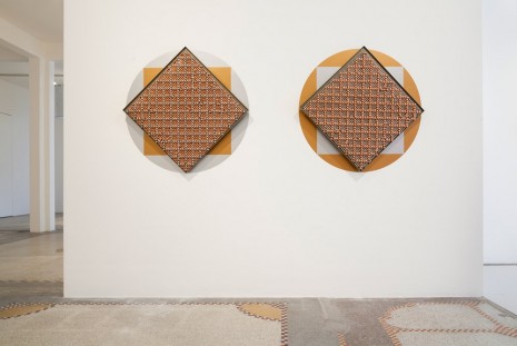 Haegue Yang, Sonic Rotating Geometries Type F – Copper and Nickel Plated #58 (diptych), 2015, dépendance