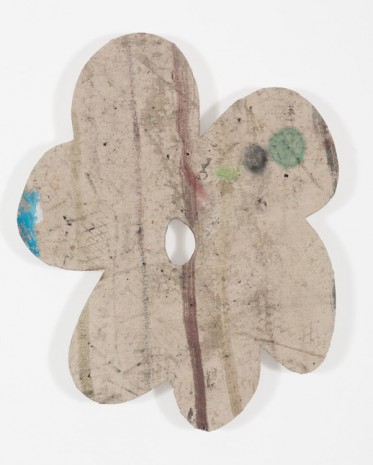 Nate Lowman, TBT (Dirt small flower), 2014, Gladstone Gallery