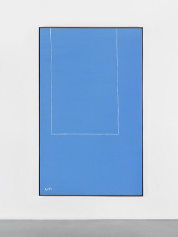 Robert Motherwell, Open No. 18: In Ultramarine with White Line, 1968, Andrea Rosen Gallery