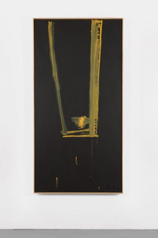 Robert Motherwell, Black Open, 1973, Andrea Rosen Gallery