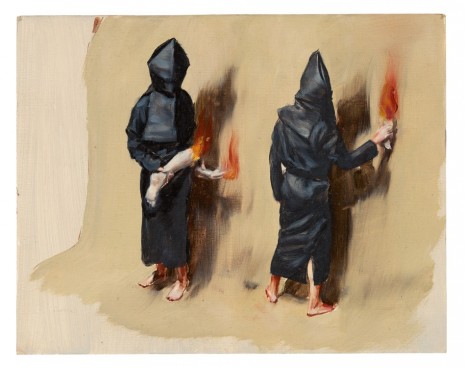 Michaël Borremans, Black Mould / Fiery Limbs, 2015, David Zwirner