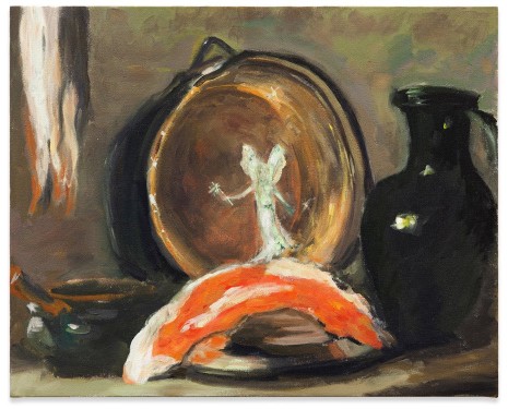 Karen Kilimnik, the Fairy cleaning the copper pot with Fairy Dish Soap, 2014, Sprüth Magers