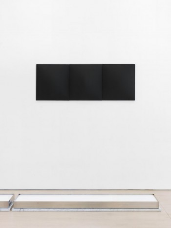 Dean Levin, Untitled (Triptych) and Untitled (Reflective Pool), 2015, Marianne Boesky Gallery