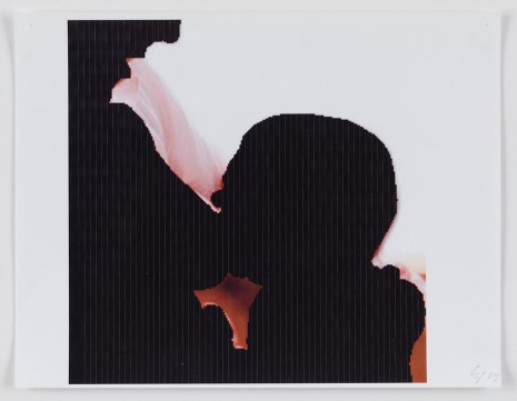 Seth Price, Silhouette Study: Adult Female & Infant, 2007, Petzel Gallery