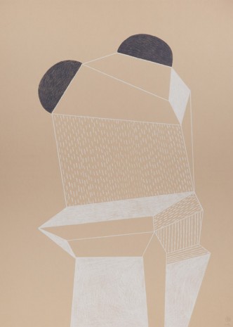 Nathalie Du Pasquier, Untitled, Color pencil on paper, Exile