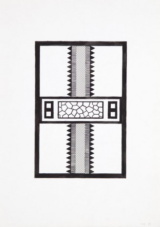 Nathalie Du Pasquier, Project for carpet, 1983, Exile