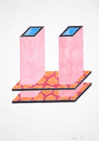 Nathalie Du Pasquier, Project for a vase for two flowers, 1983, Exile