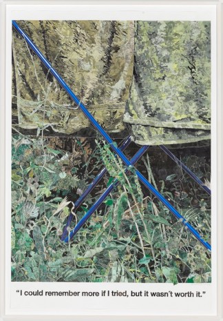 Marcel Odenbach, Grünfläche 1 (Green Zone 1), 2013, Anton Kern Gallery