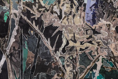 Marcel Odenbach, Grünfläche 3 (Green Zone 3), 2014/2015 (detail), Anton Kern Gallery