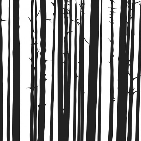Julian Opie, Pine forest. 3., 2014, Galerie Bob van Orsouw & Partner