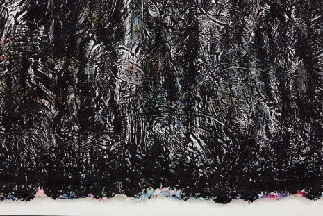 Andrew Dadson, Painting Fall (Organic) (detail), 2015, David Kordansky Gallery