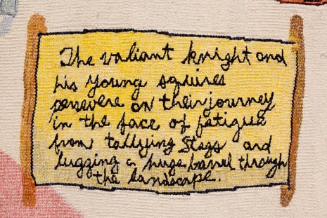Michael Smith, Tapestry (detail), 2015, Greene Naftali