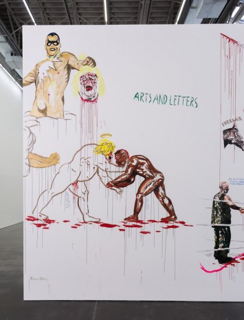 Raymond Pettibon, No Title (Arts and letters…), 2015 (detail), Gladstone Gallery