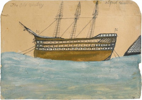 Alfred Wallis, The Old Victry - HMS Victory, n.d, Modern Art