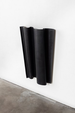 Ricky Swallow, Flag/Tipped (soot), 2015, David Kordansky Gallery