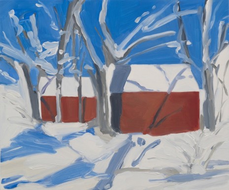 Maureen Gallace, Ice Storm, Easton (with Robert), 2015, 303 Gallery