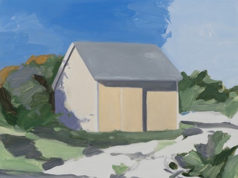 Maureen Gallace, Pale Yellow House, August 31st 2015, 303 Gallery