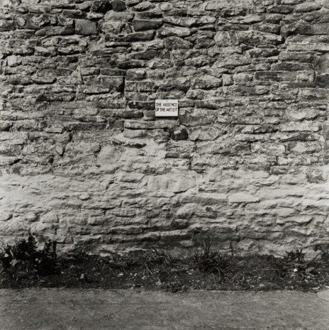 Keith Arnatt, The Absence of the Artist, 1968, Sprüth Magers