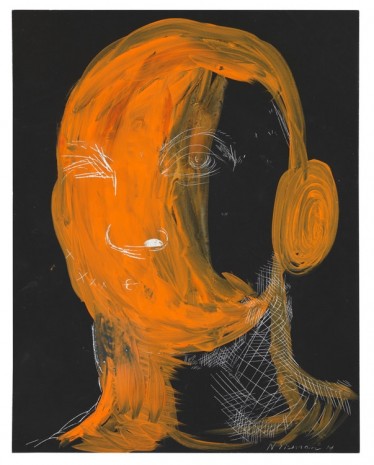 Nicole Eisenman, Orange Black Head, 2015, Galerie Barbara Weiss
