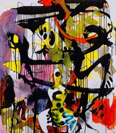 Charline von Heyl, The Giddy Road to Ruin, 2015, Galerie Gisela Capitain