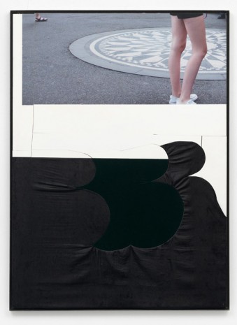 Rose Marcus, Girl Left Legs with Imagine Circle, 2015, Sies + Höke Galerie