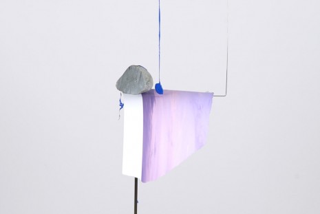 Sarah Sze, Lavender Landscape Standing (Fragment Series) (detail), 2015, Tanya Bonakdar Gallery