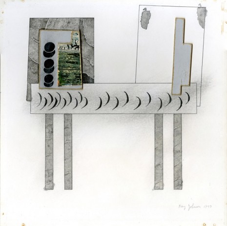 Ray Johnson, Fingernail Table, 1973, Valentin