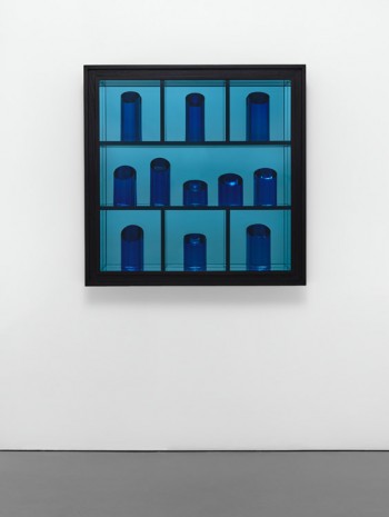 Josiah McElheny, Blue Prism Painting V, 2015, Andrea Rosen Gallery