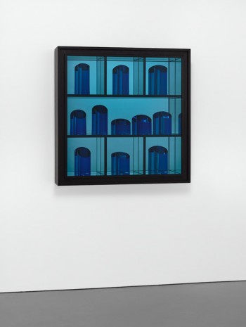 Josiah McElheny, Blue Prism Painting V, 2015, Andrea Rosen Gallery