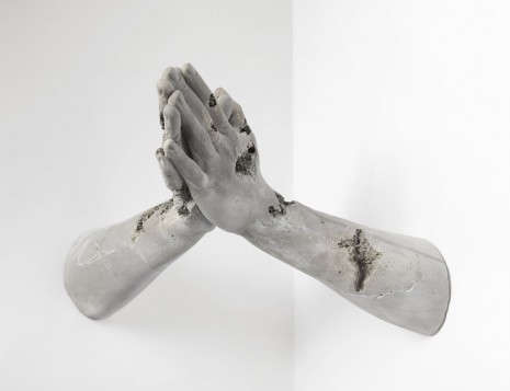 Daniel Arsham, Pyrite Hands in Prayer, 2015, Perrotin