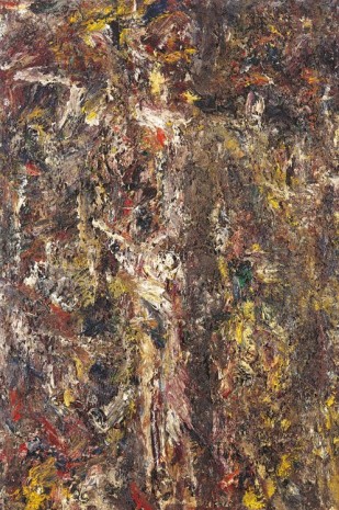 Eugène Leroy, Homme en croix, 1990, Galerie Nathalie Obadia