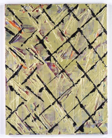 Kazumi Nakamura, Sulfur Scroll Painting, 2015, Blum & Poe