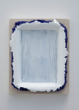 Andrew Dadson, R/Y/G/B/V/ White Re-stretch (detail), 2015, Galleria Franco Noero