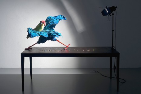 Nathalie Djurberg, A Thief Caught in the Act (Blue Pelican), 2015, Giò Marconi