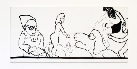 Jean-Michel Sanejouand, Calligraphie d’humeur, 1974, Art : Concept