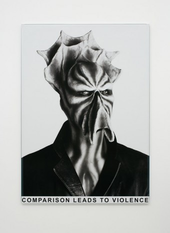 Will Benedict, Comparison Leads to Violence Poster, 2015, OVERDUIN & CO.