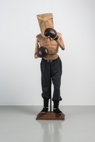 Hans-Peter Feldmann, Boxer figurine with bag over the head, 2015, Mehdi Chouakri