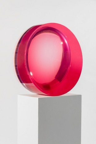 De Wain Valentine, Concave Circle, Rose, 1968 - 2014, Almine Rech